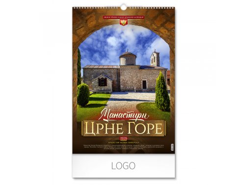 SVETINJE CRNE GORE - Zidni kalendar