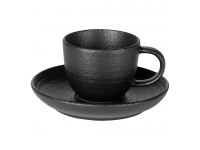 Tribeca Mini - Set Od Dve Keramičke šolje Za Espresso Sa Tacnama, 2 X 90 Ml