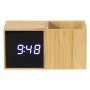 Sat GRID Digitalni stoni LCD sat sa držačem za olovke - slika 2